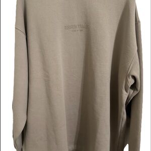 Essentials Crewneck Sweater in Tan
